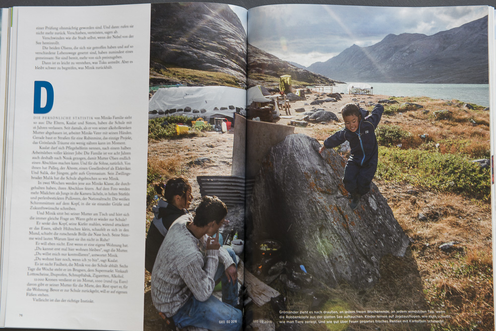 Greenland's Future Generation - VG-Bild-Kunst - GEO Reportage - Grnland - copyright 2016 Sven Zellner/Agentur Focus
