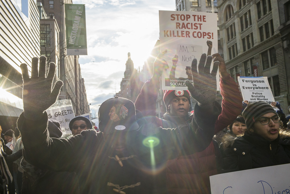BLACK LIVES MATTER PROTEST NEW YORK MILLIONS MARCH - copyright 2015 Sven Zellner/Agentur Focus