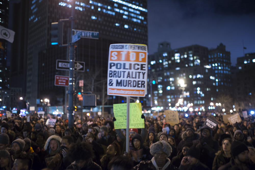 BLACK LIVES MATTER PROTEST NEW YORK MILLIONS MARCH - copyright 2015 Sven Zellner/Agentur Focus