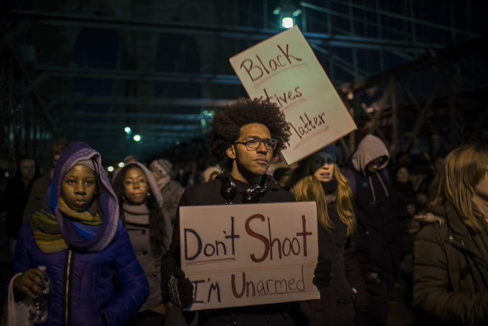 BLACK LIVES MATTER PROTEST NEW YORK MILLIONS MARCH - copyright 2015 Sven Zellner/Agentur Focus